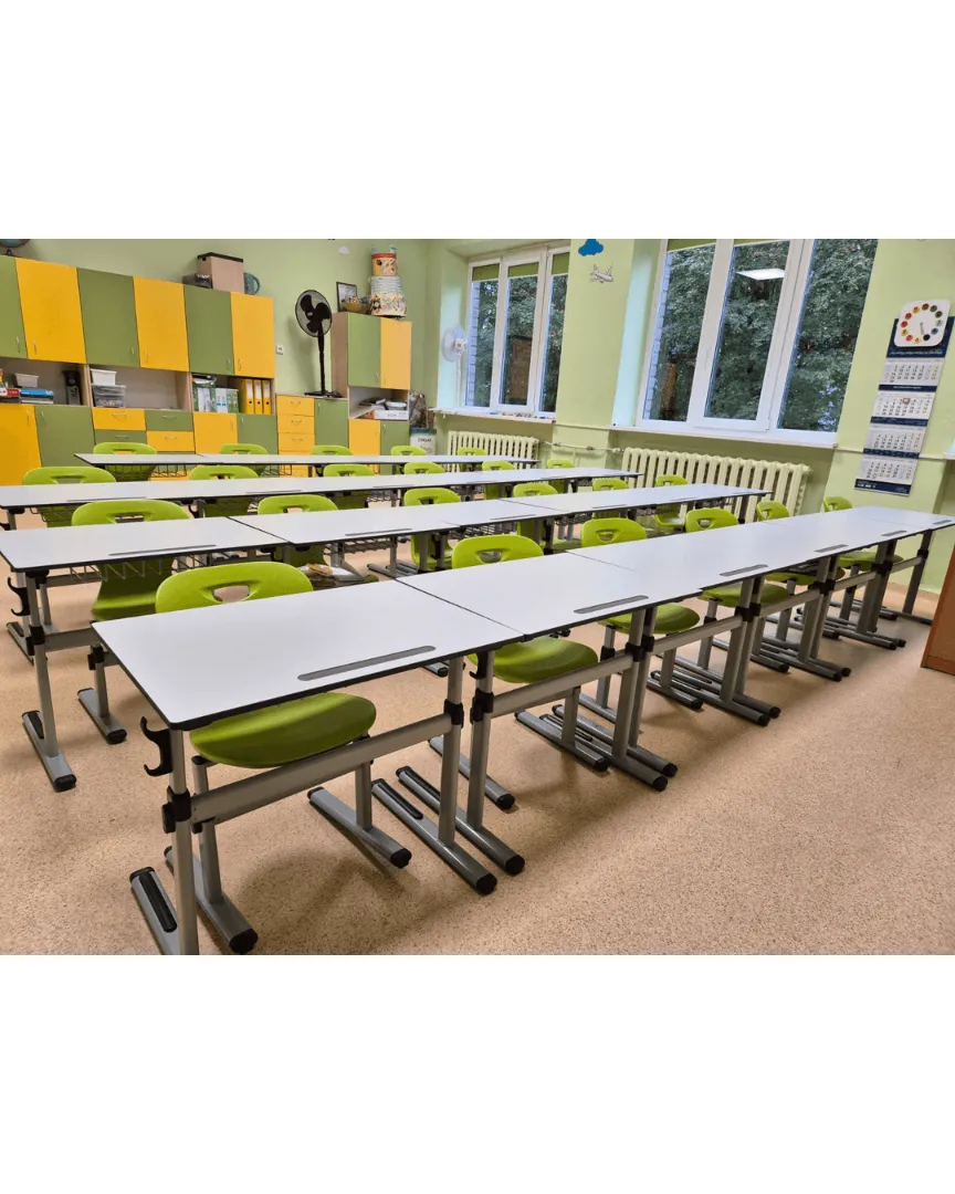 Reguliuojamo aukščio vienvietis stalas ATLANTIK - Pikade School
