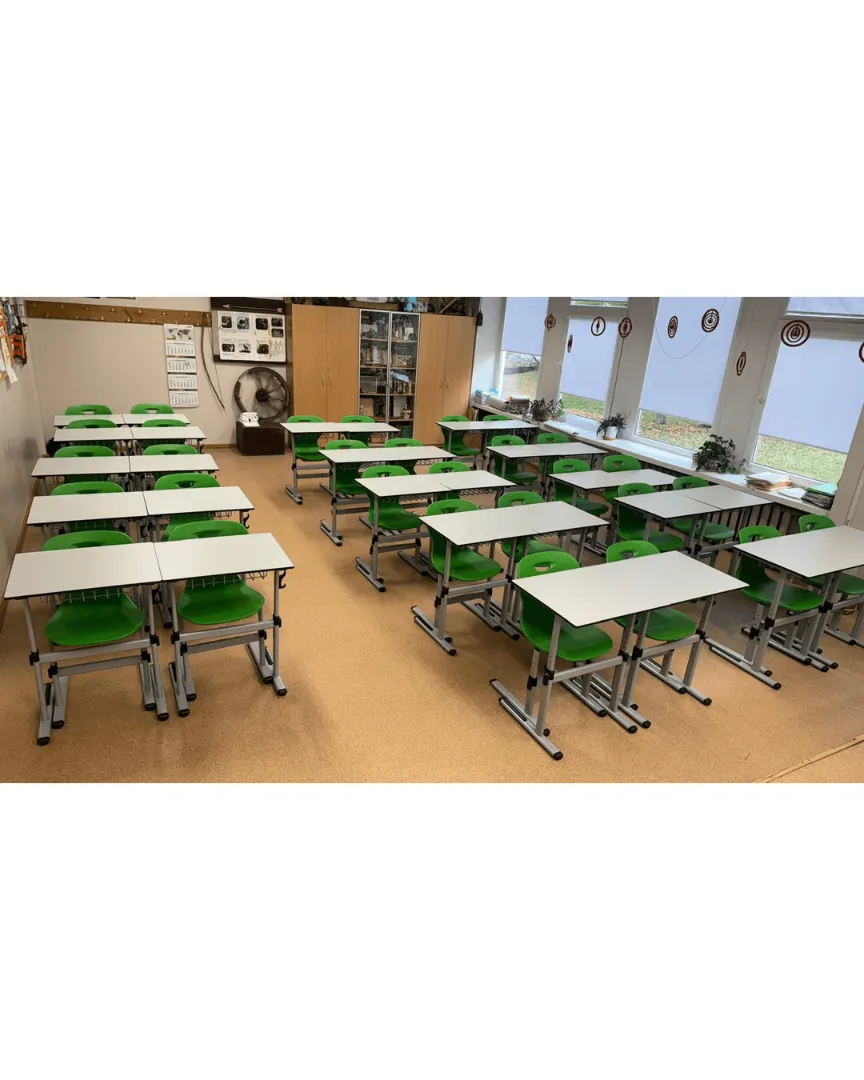 Reguliuojamo aukščio vienvietis stalas ATLANTIK - Pikade School
